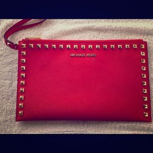 MK Coral Studded Wristlet!
